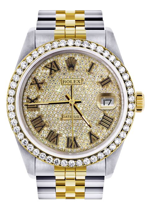 rolex ring gold silber|rolex gold diamond watch.